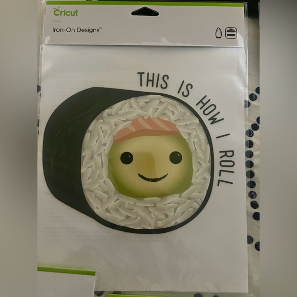 Cricut set of seven iron on kits. Donuts, kitchen, avocado , Roll with It - Picture 2 of 6